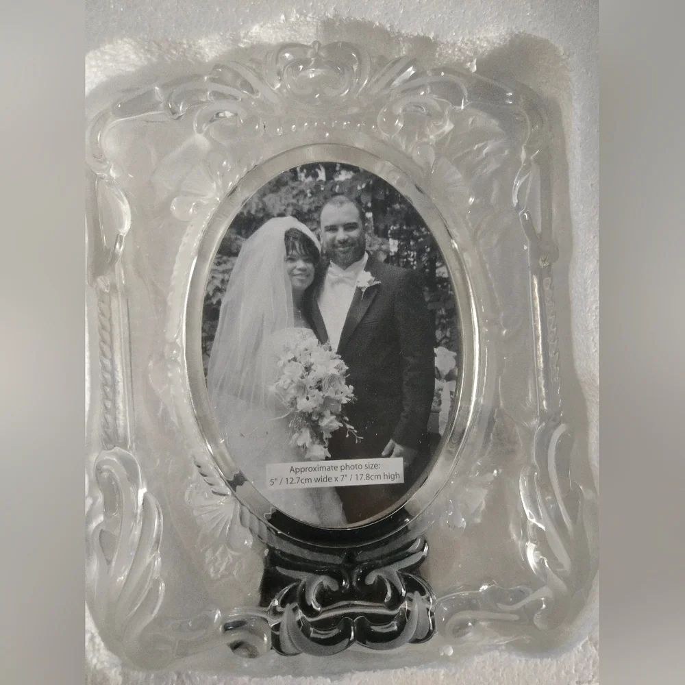 Crystal Photo Frame New In Box